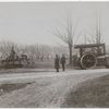 Opening drainage ditch with BuffaloPitts roller and grader.