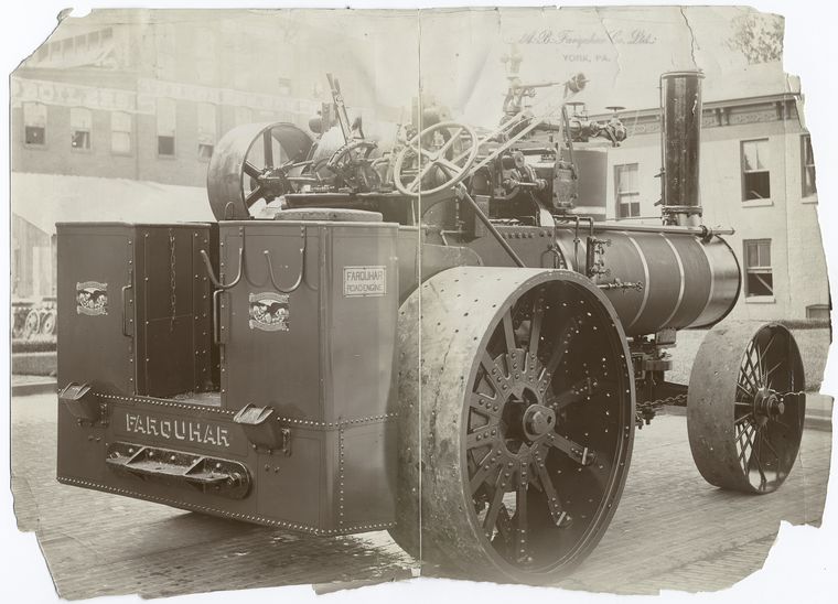Traction engine A. B. Farquhar Co. Ltd. , York, PA. NYPL Digital