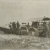 Plowing.