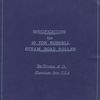 Specifications for 10 Ton 'Russell' Road Roller. The Russell & Company, Massillon, Ohio, U.S.A.