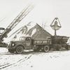 Pontiac truck loading sand