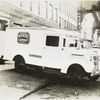 GMC van in front of State Laundry Co.