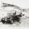 GM truck used by people in a quarry