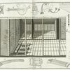 The hall of  hundred mats, where the Princes of the Empire and the Dutch Ambassadors are admitted to an audience of the Emperor ;  Musical instruments of Japanese.
