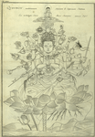 The idol of Quanwon, sitting on a Tarate flower.