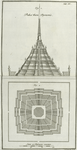 Fig. 1. The Pyramid Pukathon near Juthia [Ayutthaya];  Fig. 2. The ground plot of the said Pyramid.