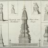Fig. 1-5. Pyramids ;  Fig. 6. A sort of an altar ; Fig. 7. An open house.