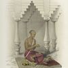 Poojah [Puja] of Devee--Shico Shiva  [ Devi  (Siva-Siva)]. Pudmasheen [padmasana]