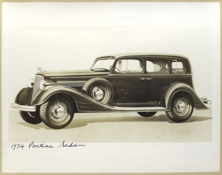 Digital Collections - 1934 Pontiac Sedan.