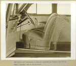 1937  Pontiac Front  Compartment - front seat adjustable and tilting.