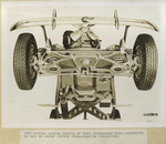 1937 Pontiac - showing details of front independent wheel suspension.