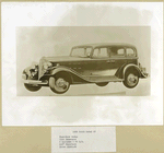 1933 Buick Model 57.  Four-door Sedan - five passenger.