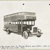 Second type double-deck for Chicago. Forward door added. Note change from solid to pneumatic tires