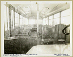 21 Passenger all metal city service yellow coach. Model 715 [interior].