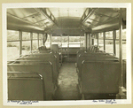 32 Passenger Transit Coach - Model 728. [passenger seats from rear].