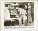 The trunks of the Oldsmobile Six and Eight touring Sedans for 1938