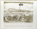 New Safety Dash with its Safety Instrument Unit for the 1938 Six and Eight Oldsmobiles.