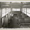 21 Passenger Transit City Service Coach - Model 733 - interior view from the front.