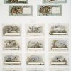 New Year cards, birthday cards depicting cherubs and birds.