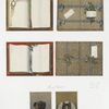 Christmas and New Year cards depicting cats, dogs, books.