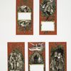 Christmas and New Year cards depicting children, angels, doves.