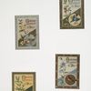 Birthday cards depicting birds and flowers.