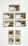 Greeting cards depicting flowers.