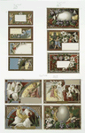 Easter cards depicting flowers and angels.
