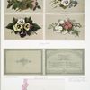 Christmas cards and Valentines with flowers and poems.