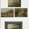 Christmas cards depicting deer, ducks and ducklings.