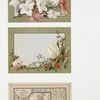 Valentines depicting flowers.