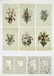 Valentines depicting flowers.