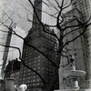 Central Park Plaza: Hotel Sherry-Netherland (center), Hotel Savoy Plaza (right), From 58th Street and Fifth Avenue