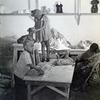 Harlem Community Art Center: students in sculpture class, 290 Lenox Avenue