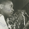 Harlem Community Art Center: student in metal craft class, 290 Lenox Avenue