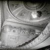 Fifth Avenue Theater interior: showing chandelier, rotunda and second balcony, 1185 Broadway