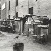 Unemployed and huts, West Houston -- Mercer St., Manhattan