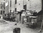 Unemployed and huts, West Houston -- Mercer St., Manhattan.