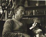 John Steinbeck, seated