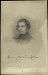 Henry W. Longfellow as a young man