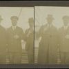 Arnold Bennett. (Group of three men)