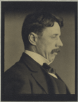 Arnold Bennett (portrait in profil)