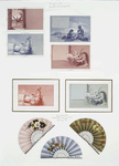 Birth announcements, birthday, Christmas and Easter cards depicting babies, angels, a stork, a cabbage patch, boats and fans.