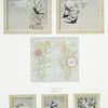 Easter cards depicting birds, butterflies, oranges and flowers.
