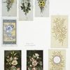 Christmas, Easter and New Year cards depicting crosses, flowers, bark, oranges and decorative designs.