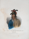 Nan-shaw-a-gaa or the White Dog's Son, Pottawatomie Chief.