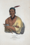 O-wan-ich-koh or the Little Elk, a Winnebago Chief.
