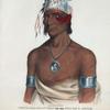 Shing-gaa-ba-w'osin or the Figure'd Stone, a Chippewa Chief.