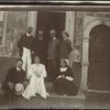 Arnold Bennett in group of four men and two women