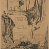 Frontispice inédit (printed on brown paper).